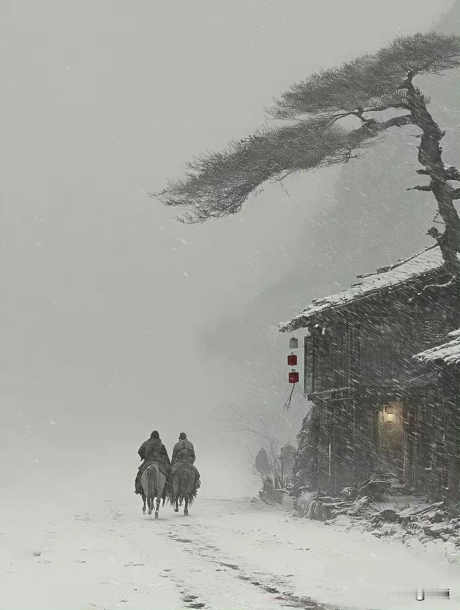 北宋，傍晚，雪，这样的场景、天气适合干点啥？