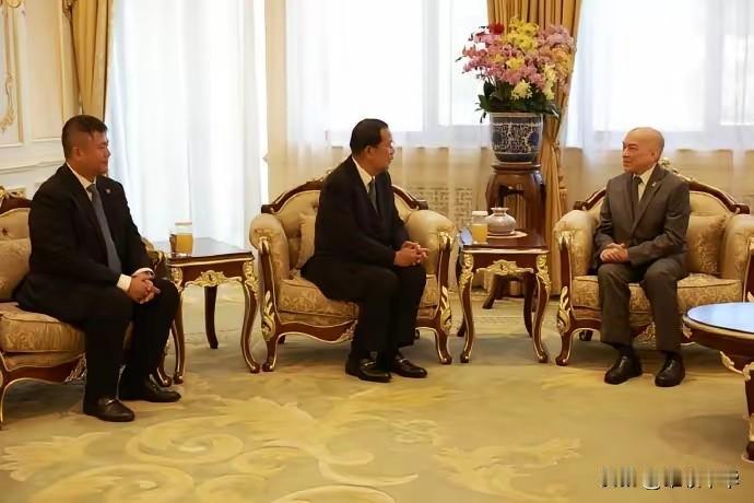 “双龙”相聚在北京，柬埔寨国王西哈莫尼在北京手及疗养，而洪森在柬埔寨暂时代理国王