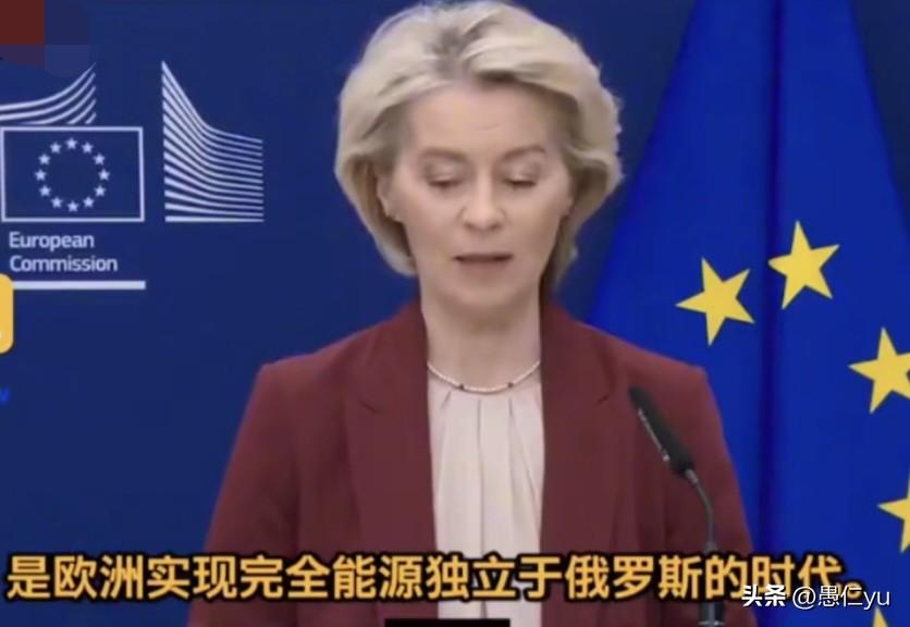 欧盟主席冯德莱恩宣布：欧洲结束对俄罗斯能源的依赖。祝贺欧洲解脱！可以从所谓伙伴