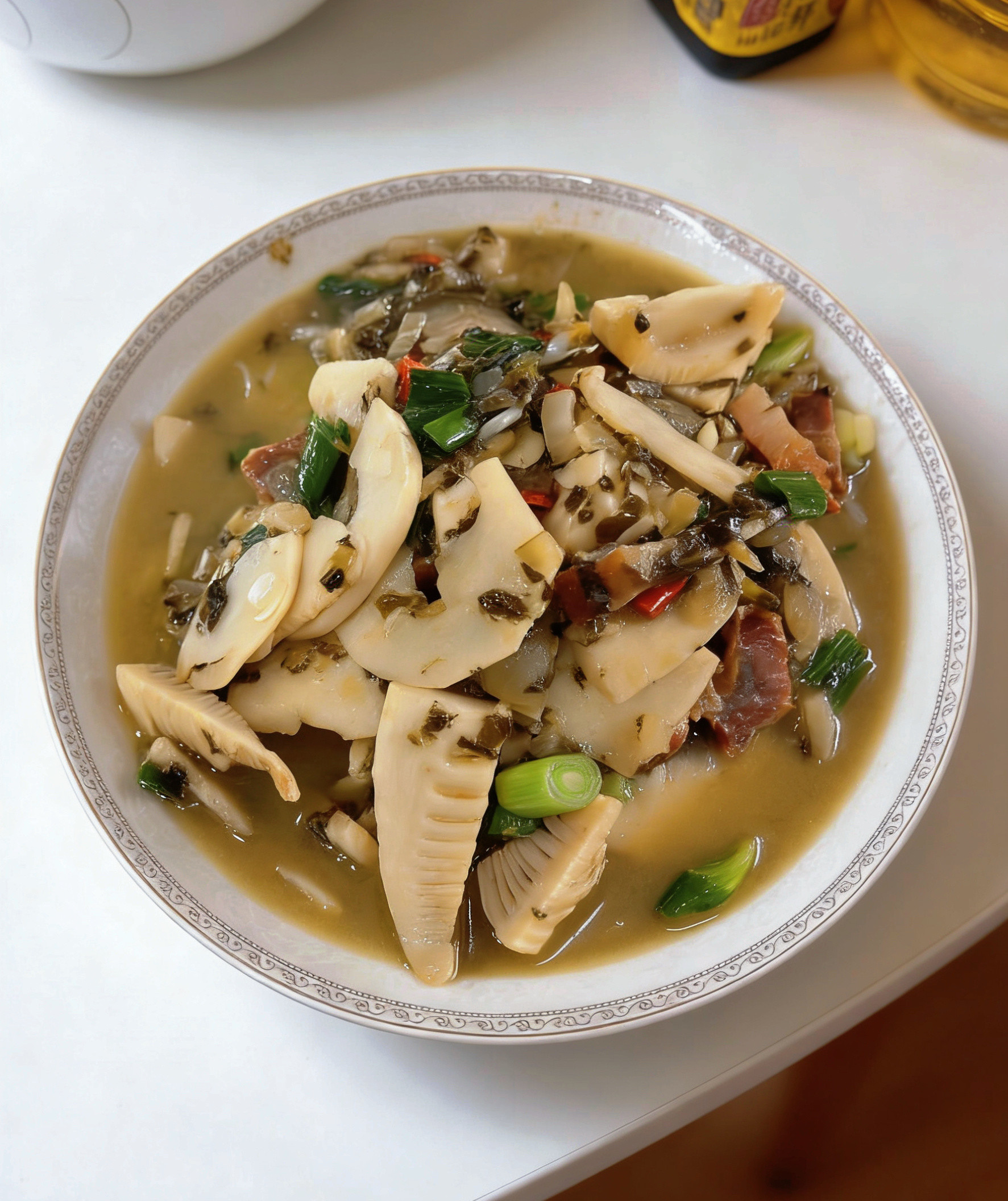 妈妈来了，这碗冬笋咸菜香迷糊了