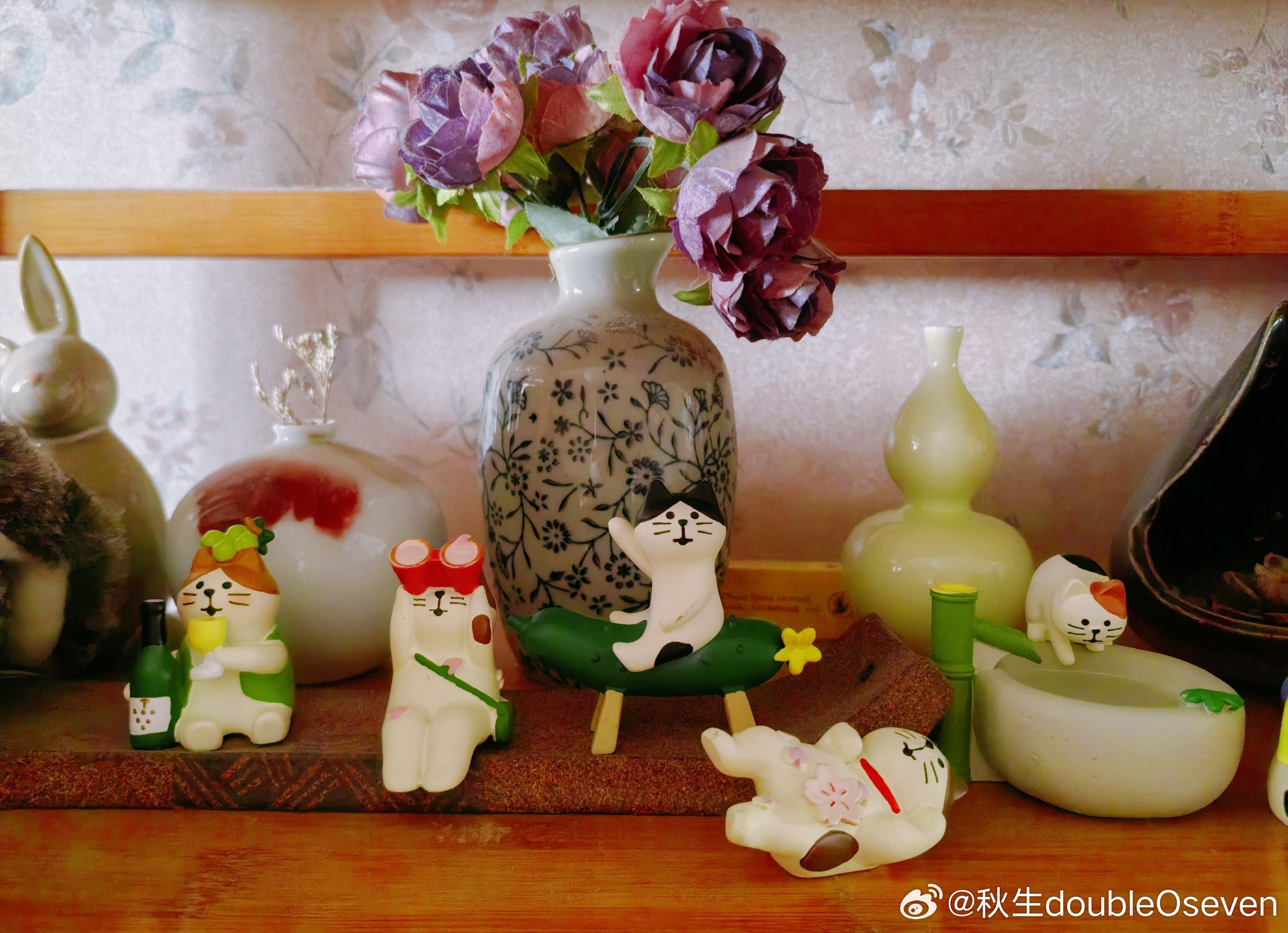纪念物加入一些新的小猫咪