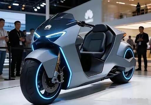 摩托车能自己停进车位了。不是PPT，2025年真能量产。宗申直接抱上华为