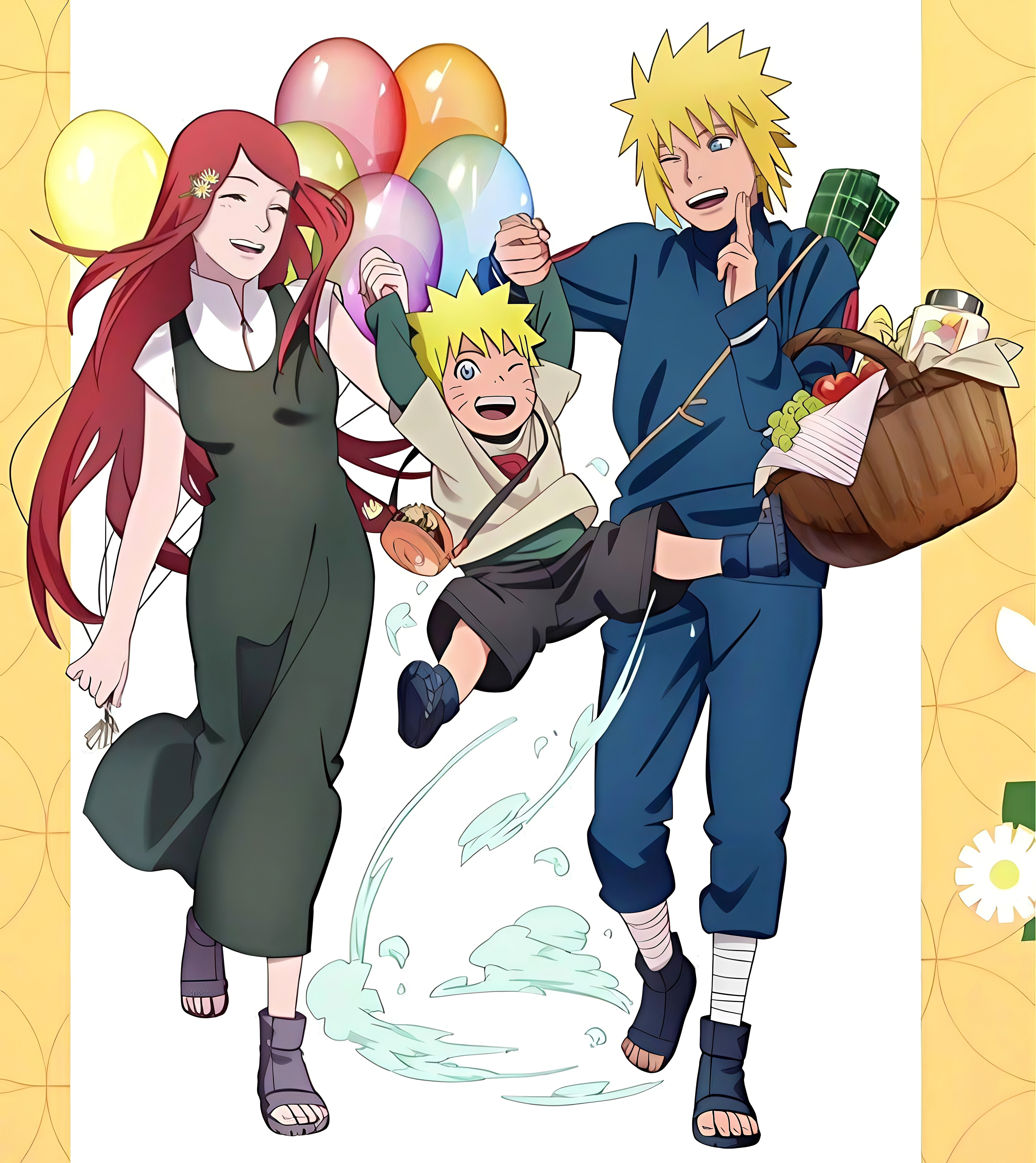 图1是去年小丑社鸣人生日贺图图2是今年小丑社雏田生日贺图幸福总是惊人的相似去聚