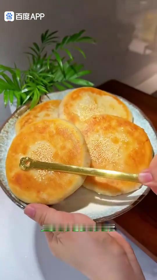 酥皮猪肉火烧。这绝对是亲妈牌，没有科技和添加的小肉饼。有空的时候多做一些冻在冰