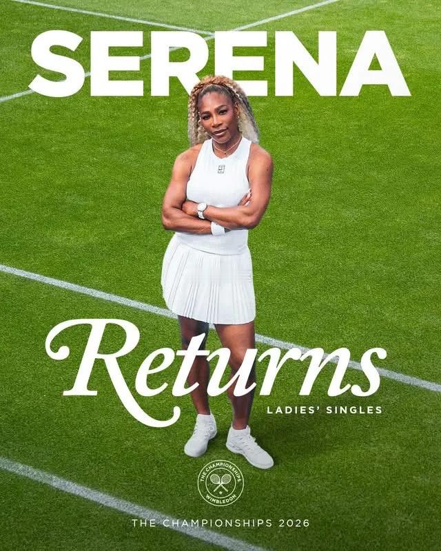 7届赛事冠军🏆小威获得温网女单外卡！！温网2026小威获温网外卡wta