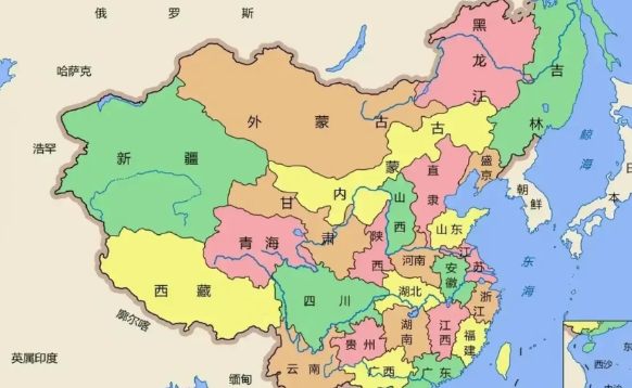 1758年至1858年这100年的中国版图，用作自古以来是最合适不过的了。首