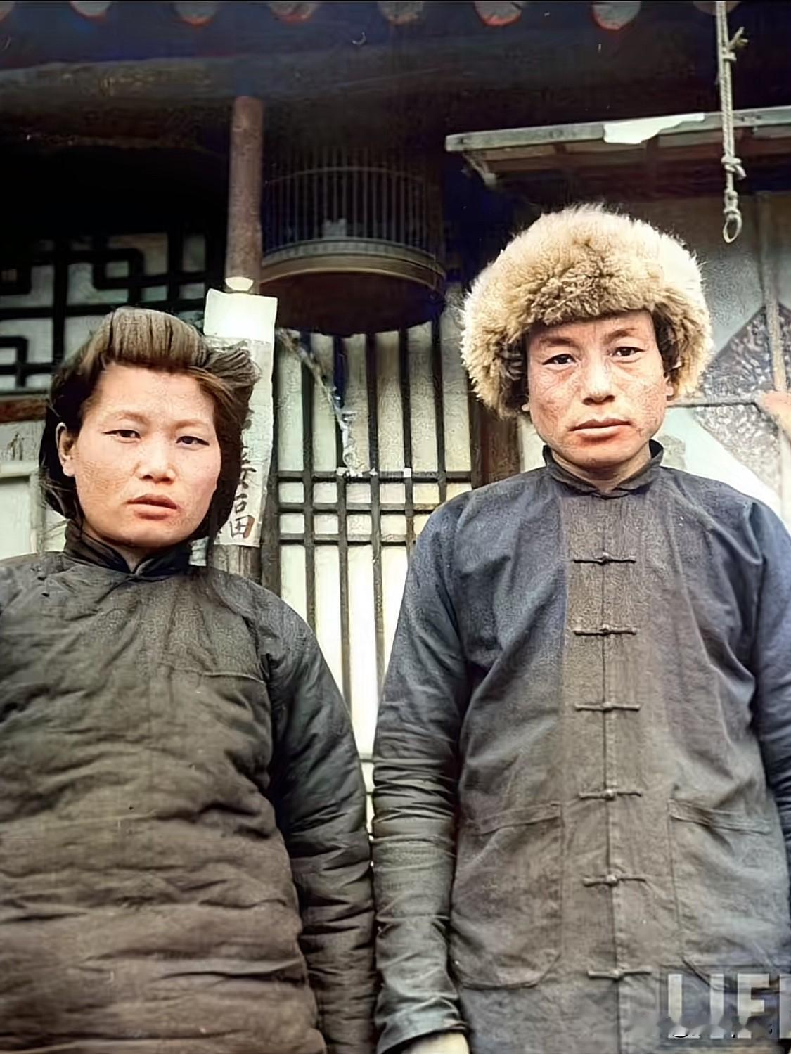 二战胜利后，美国《生活》杂志拍摄的河北张家口普通人的生活。这些照片拍摄于当时张家