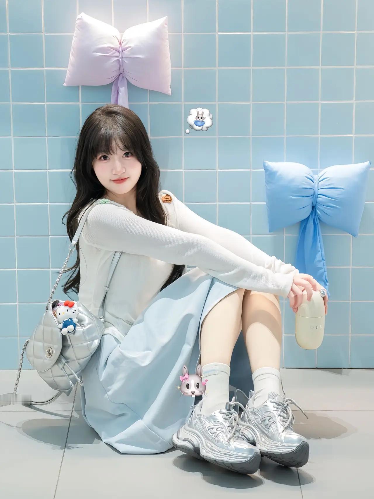 女孩清纯甜美的长相