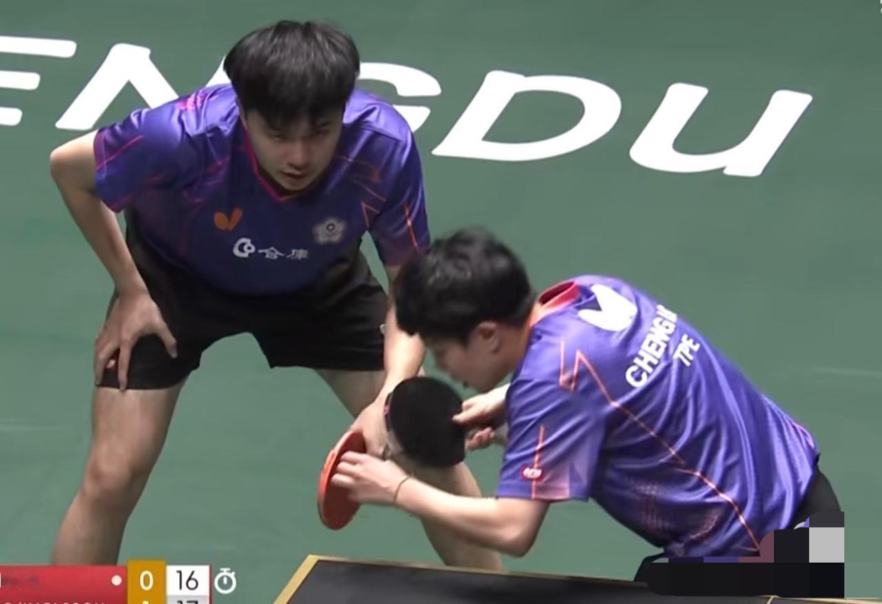 成都混团中国台北1:8瑞典队无奈出局林昀儒尽力啦，总决赛见吧！第一盘林昀