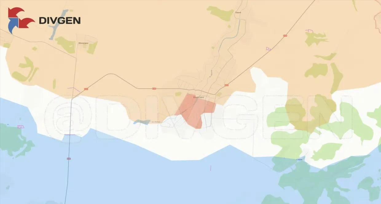 俄军北部集群将苏梅的尤纳科夫卡完全吞了。尤纳科夫卡是N07公路上的一个枢纽村子，
