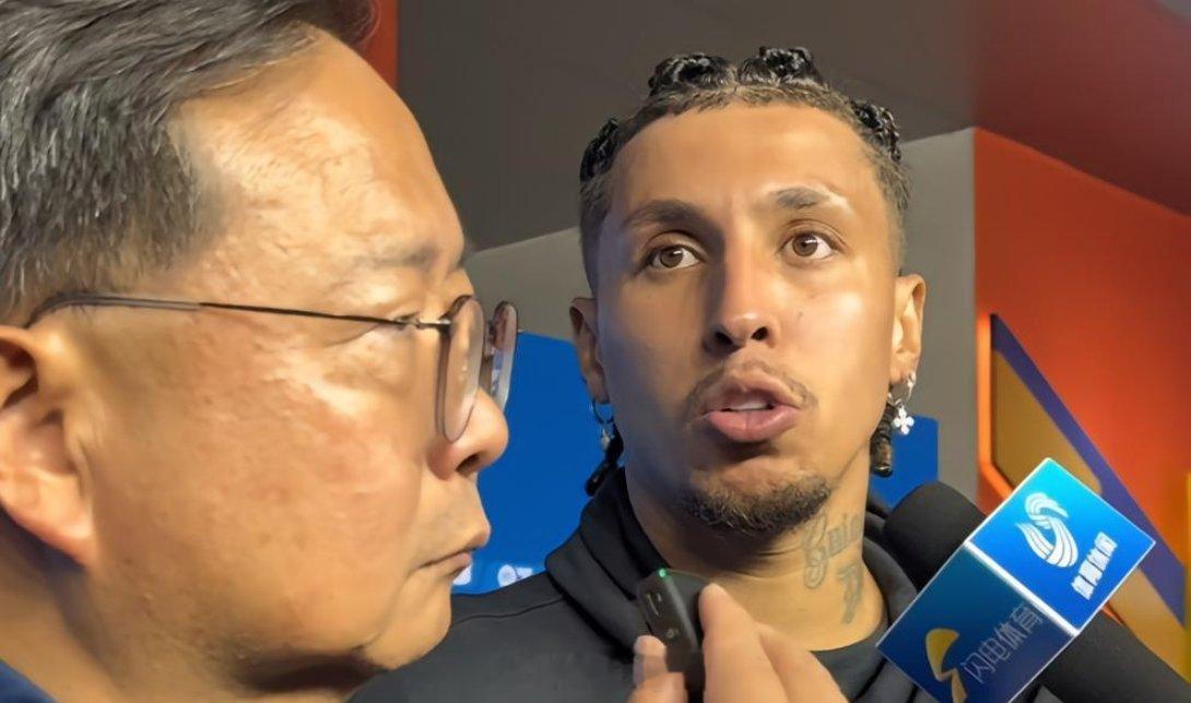 泰山队1-1战平上海海港赛后，克雷桑接受了《体坛周报》记者的采访。对于自己的伤病