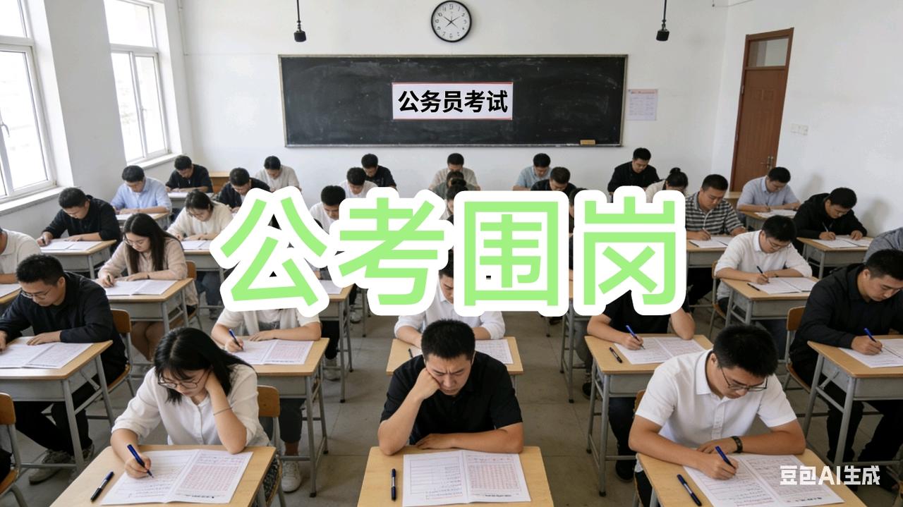 “公考围岗”，今天看到的一个新名词，令人震惊。“公考围岗”什么意思？就是一些考生