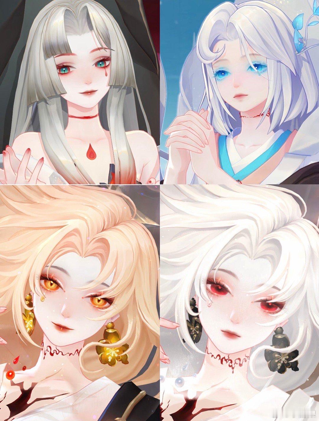 阴阳师祸津神此女从原皮到典藏设计堪称封神[哭哭]为什么这个皮肤不设计成咒纱用完之前