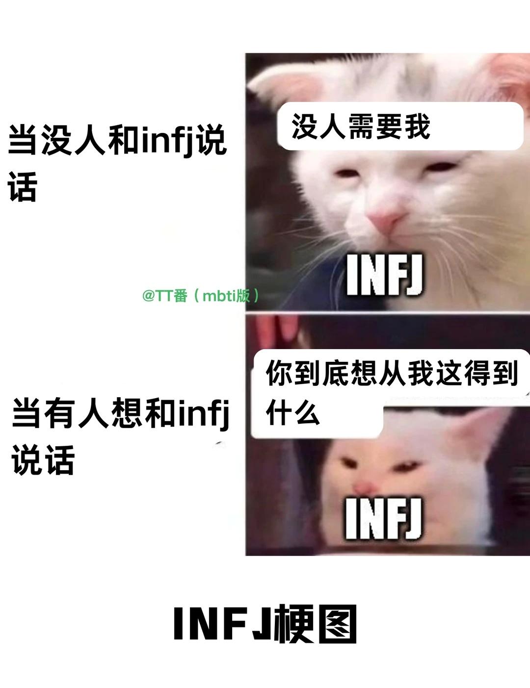 infj绿老头的精神状态MBTImbtimbti梗图在想什么INFJ