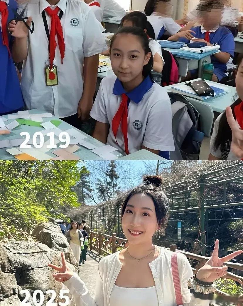 明人不说暗话，你这六年吃啥了？小学生变成少妇了
