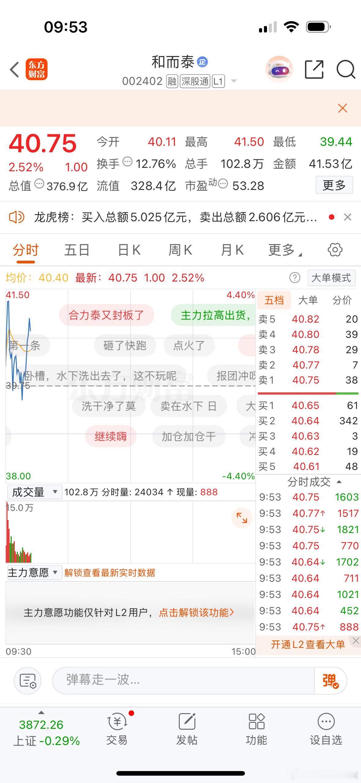 $和而泰sz002402$年中报集中披露，绝大部分公司很多利润不行，所以导致