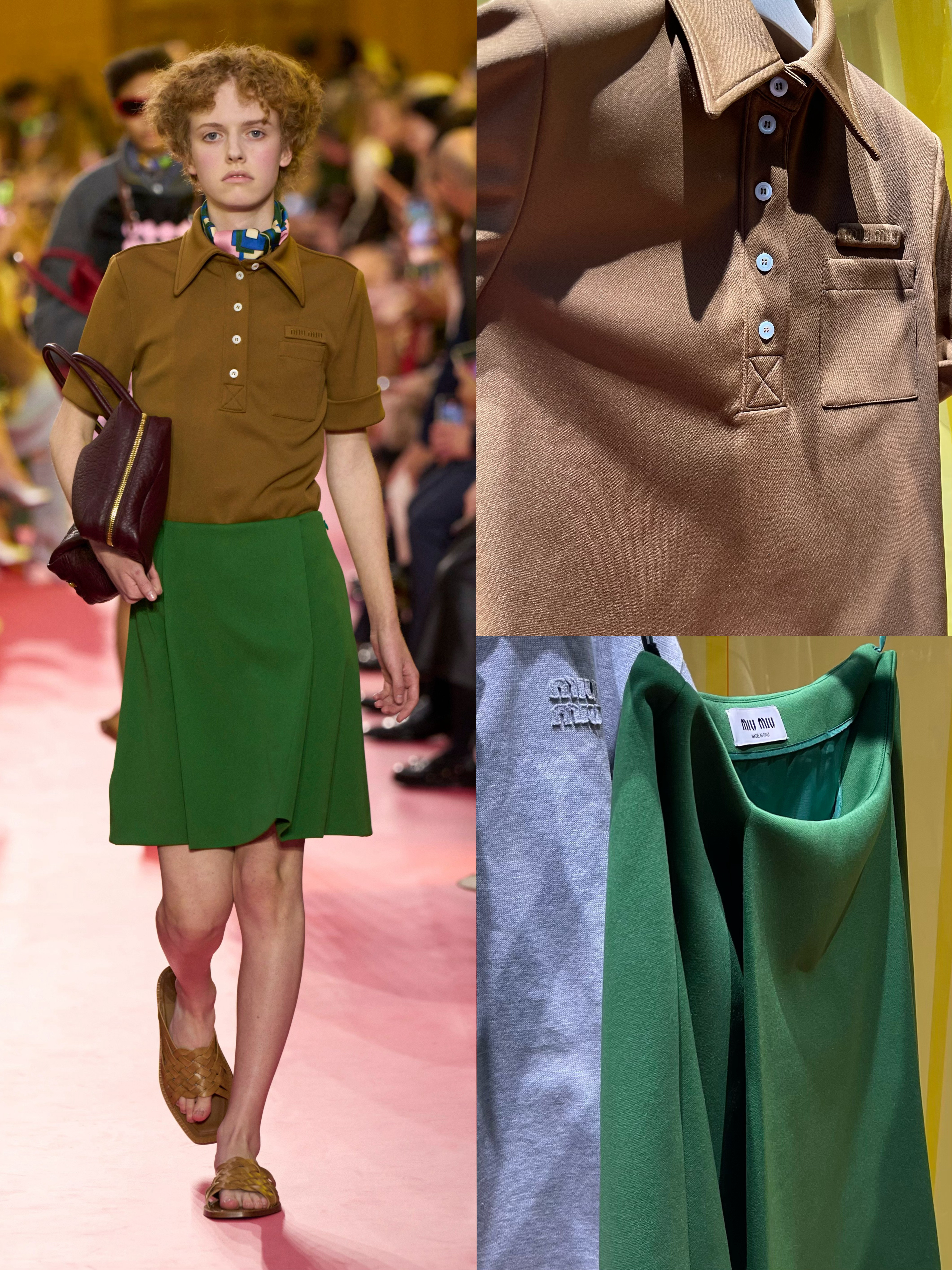 MiuMiu2026春夏系列预览——秀场上那些碎花围裙设计，注定将成为明春时