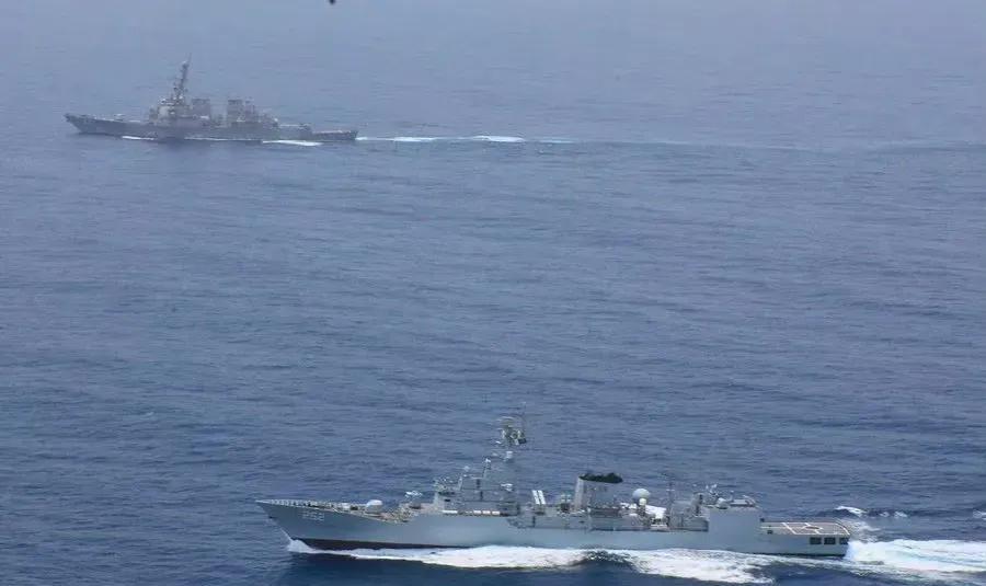 这场演练不简单，巴基斯坦海军出动了054AP型护卫舰，与美国海军举行联合演练，美