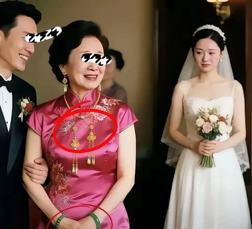 江苏苏州，有一对新人结婚，当亲戚来到婚礼现场的时候，发现新娘子愁眉苦脸，满脸委屈
