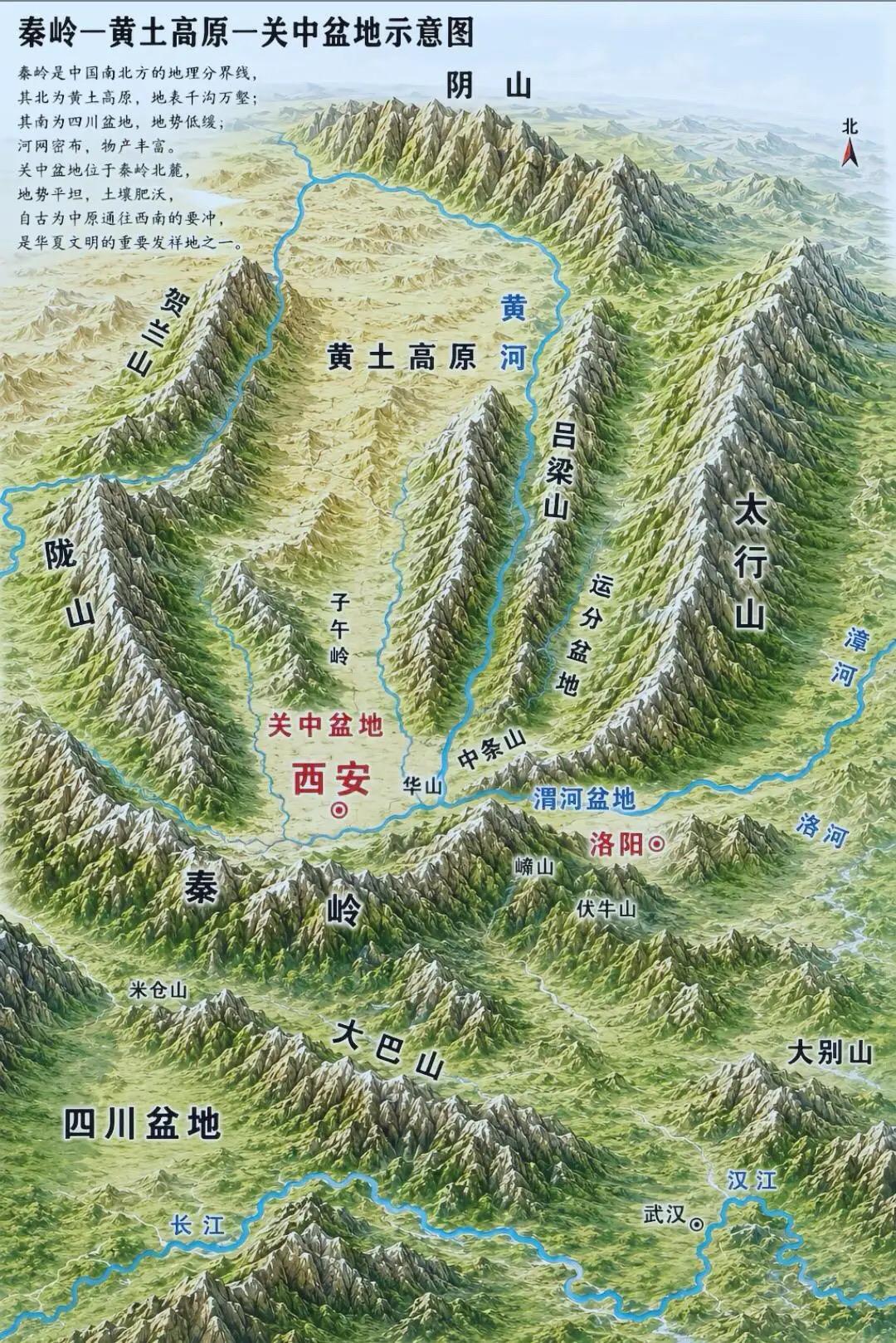 这么一看西安确实是难得的宝地