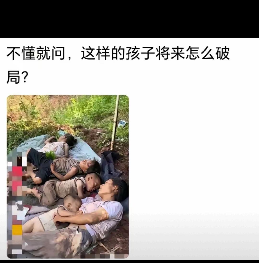 真应了那句越穷越生。把“多生娃赌一个有出息”当生活经济学？这根本不是投资，是拿孩