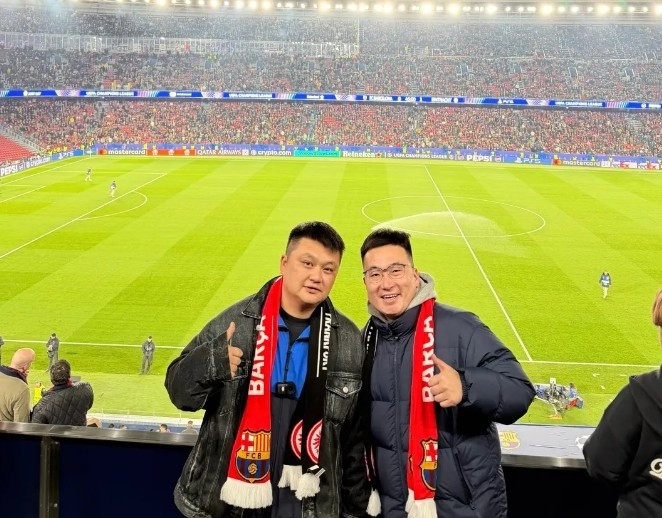 西海岸投资人徐尚现场看巴萨皇马, 期待名企参与混改