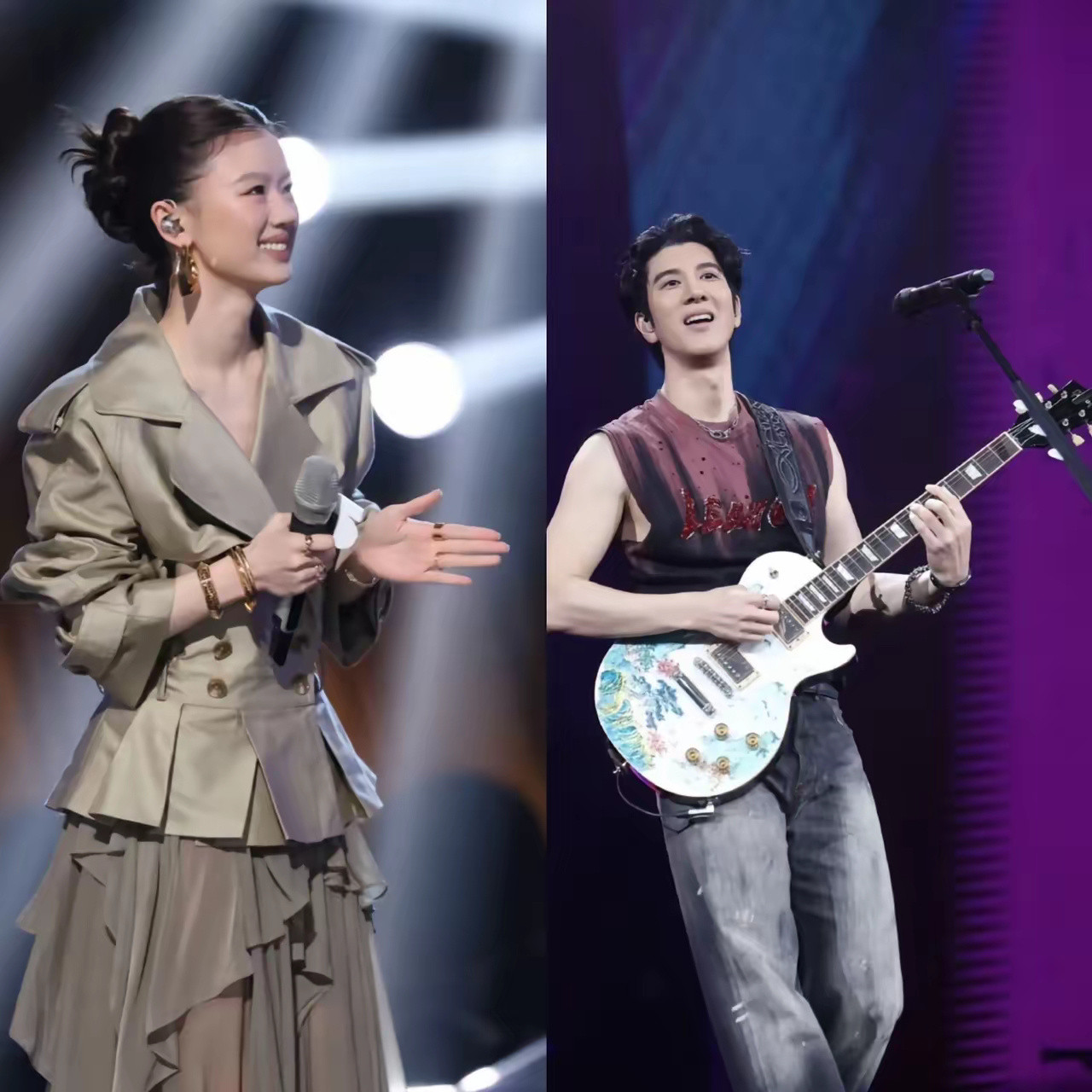 单依纯目前在华语乐坛的影响力是本季首发歌手没人能比得上的，加上实力也很强。现在歌