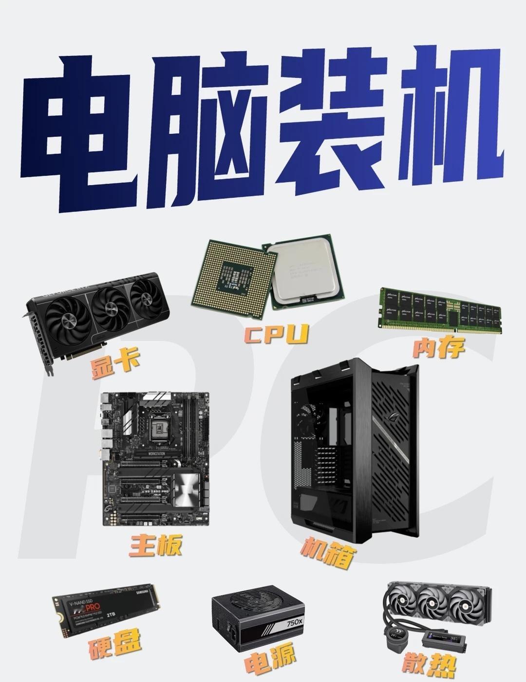电脑装机避坑指南！小白也能看懂～看完本文，你依旧不会自己装机，但是希望你能没那