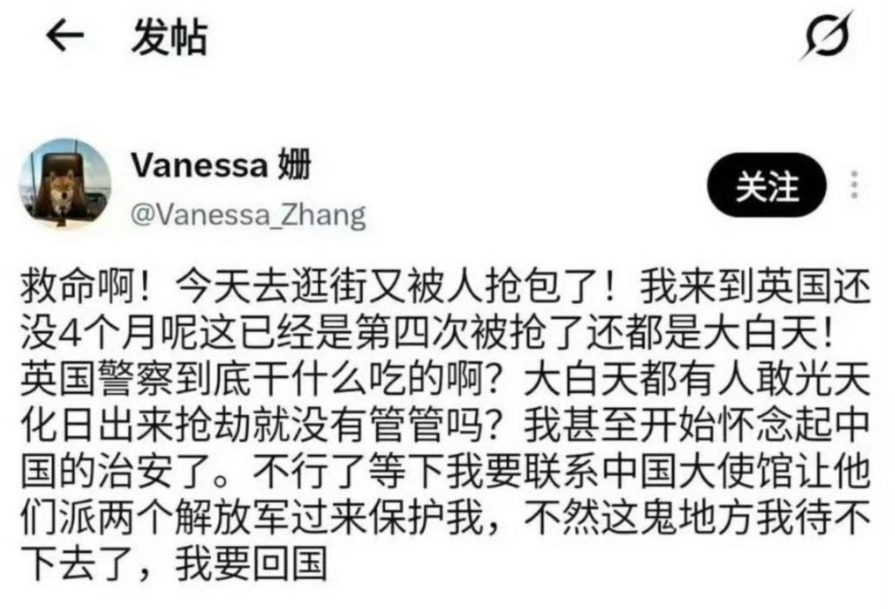 人教人教不会，事教人只需要四个月！一个长期被境外势力洗脑的巨婴，以为外国人都是高