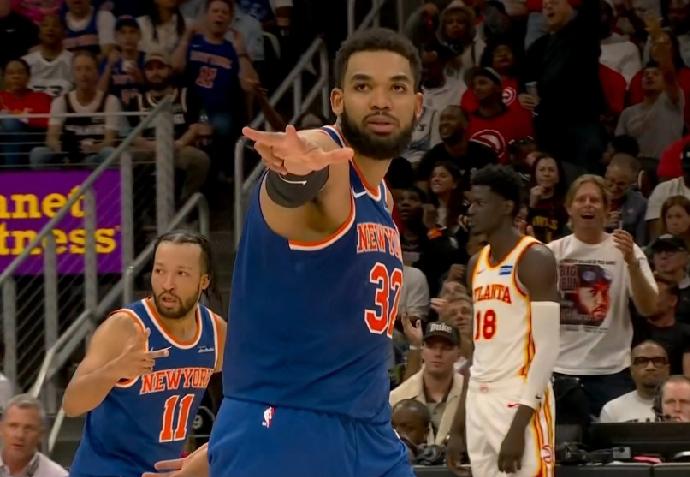 唐斯：尼克斯真正的破局者！！！尼克斯客场16分打爆老鹰，将系列赛比分打成2：