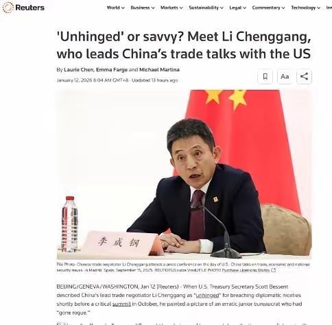 路透社的这篇文章无意中凸显了真正的差距：​中国派出的是从基层培养起来的技术官僚