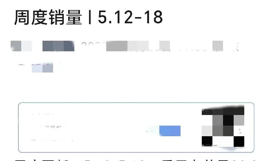 512—518整体车市销量来了。数据有点惨淡，只有39万。新能源21.8
