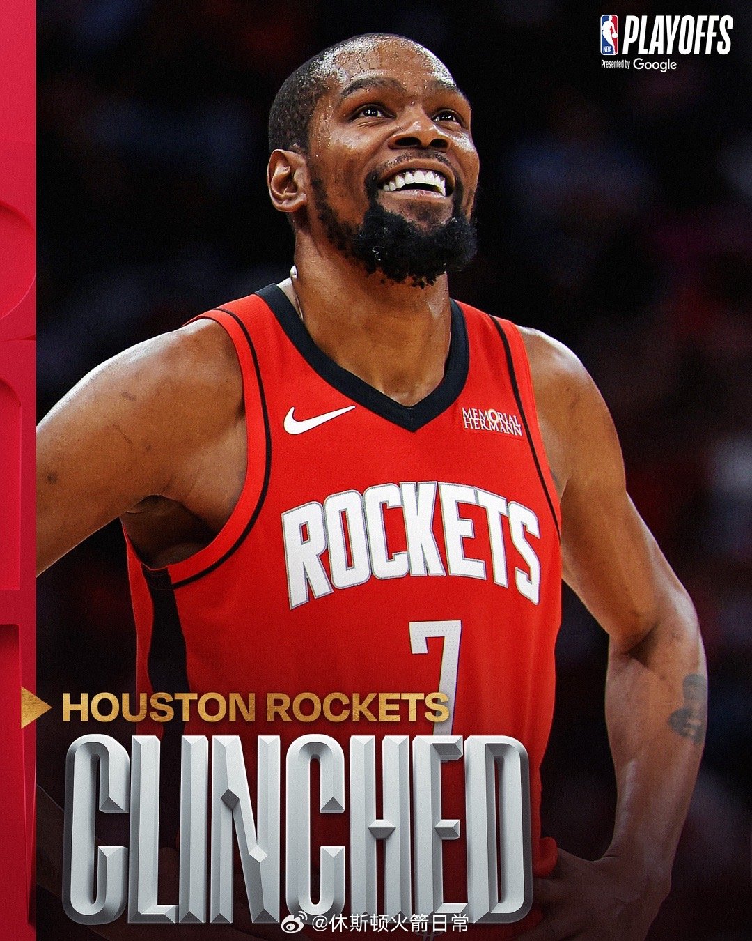 Bradeaux发文称赞杜兰特：“我想称赞一下凯文·杜兰特本赛季的出勤率率。他本