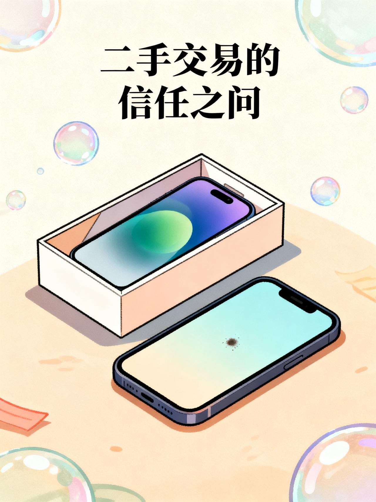 男子买二手机，用了几天才发现屏幕有问题，仔细一看，瞬间傻眼了在二手平台买了8年