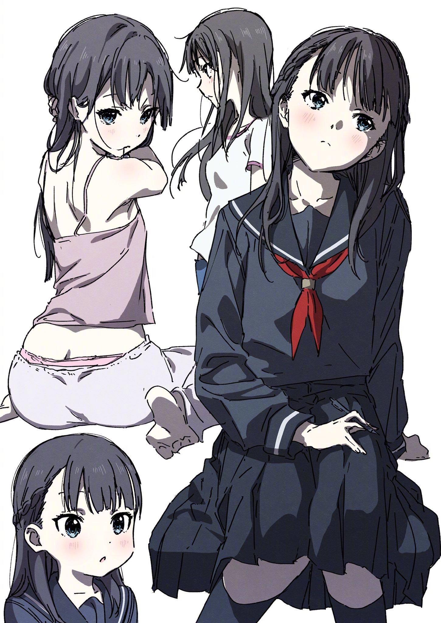 绘画欣赏牧茶sasurainopink​​​