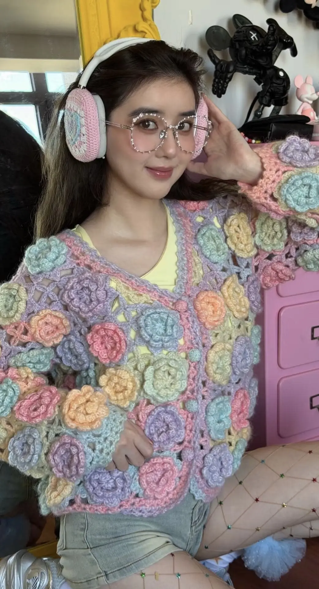 李凯馨 丝袜穿搭