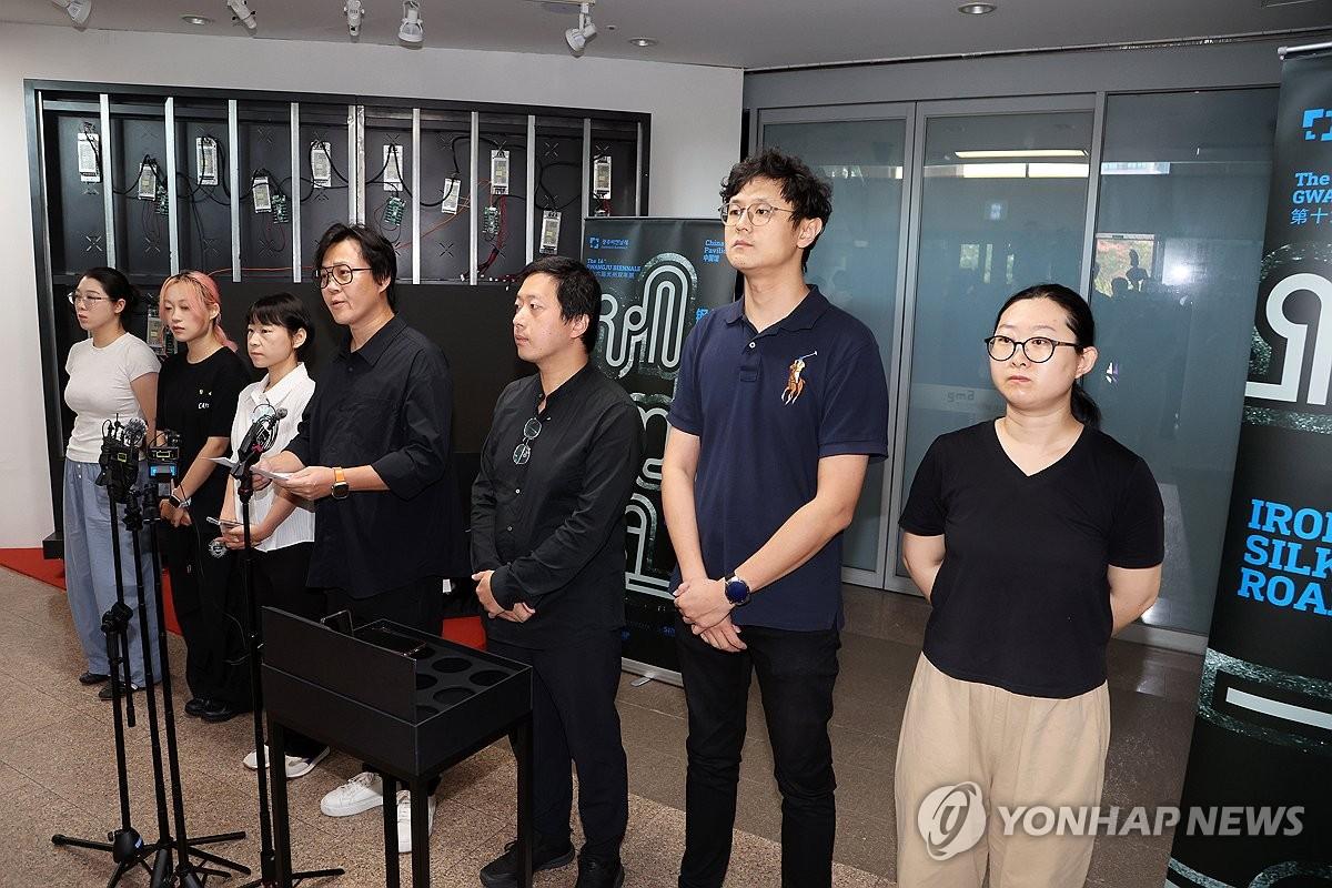 这回韩国算是尝到碰咱们主权红线的苦头了！光州双年展那边，明晃晃地违规设了个“