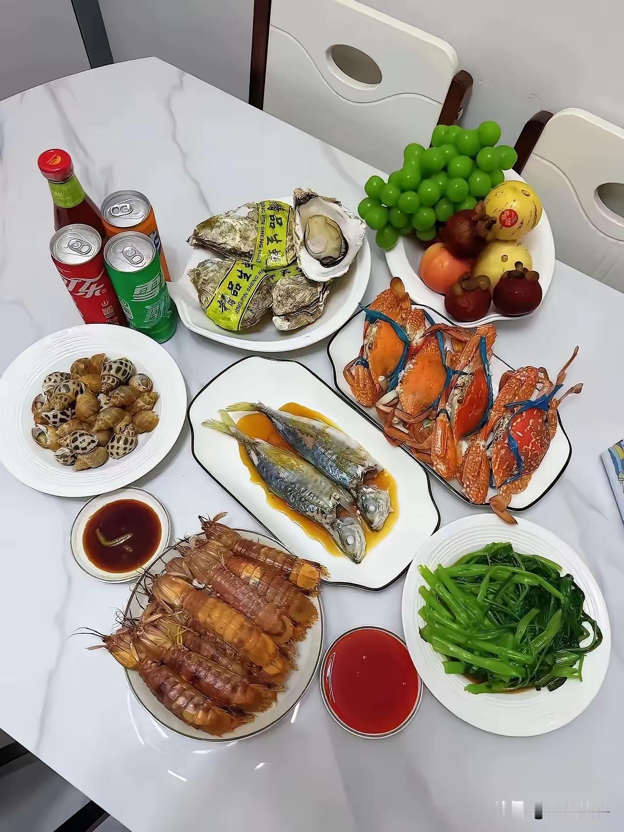 年薪几十万，平时这样吃已经是我们家丰富的晚餐…