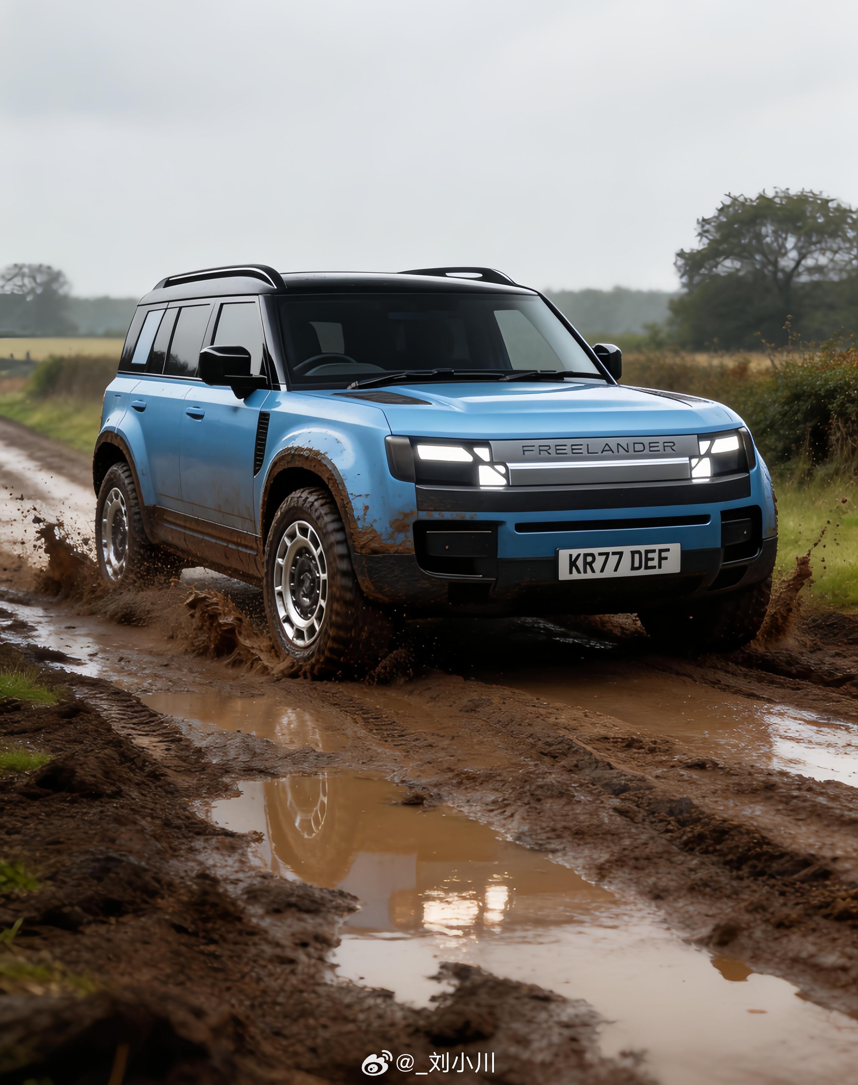 路虎FREELANDER神行者首款车型效果图图1为新车官方预告图，图2和图