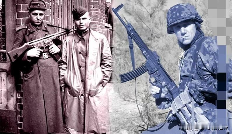 德三的STG-44自动步枪大约生产了446000支，虽然相当一部分这种武器在第二