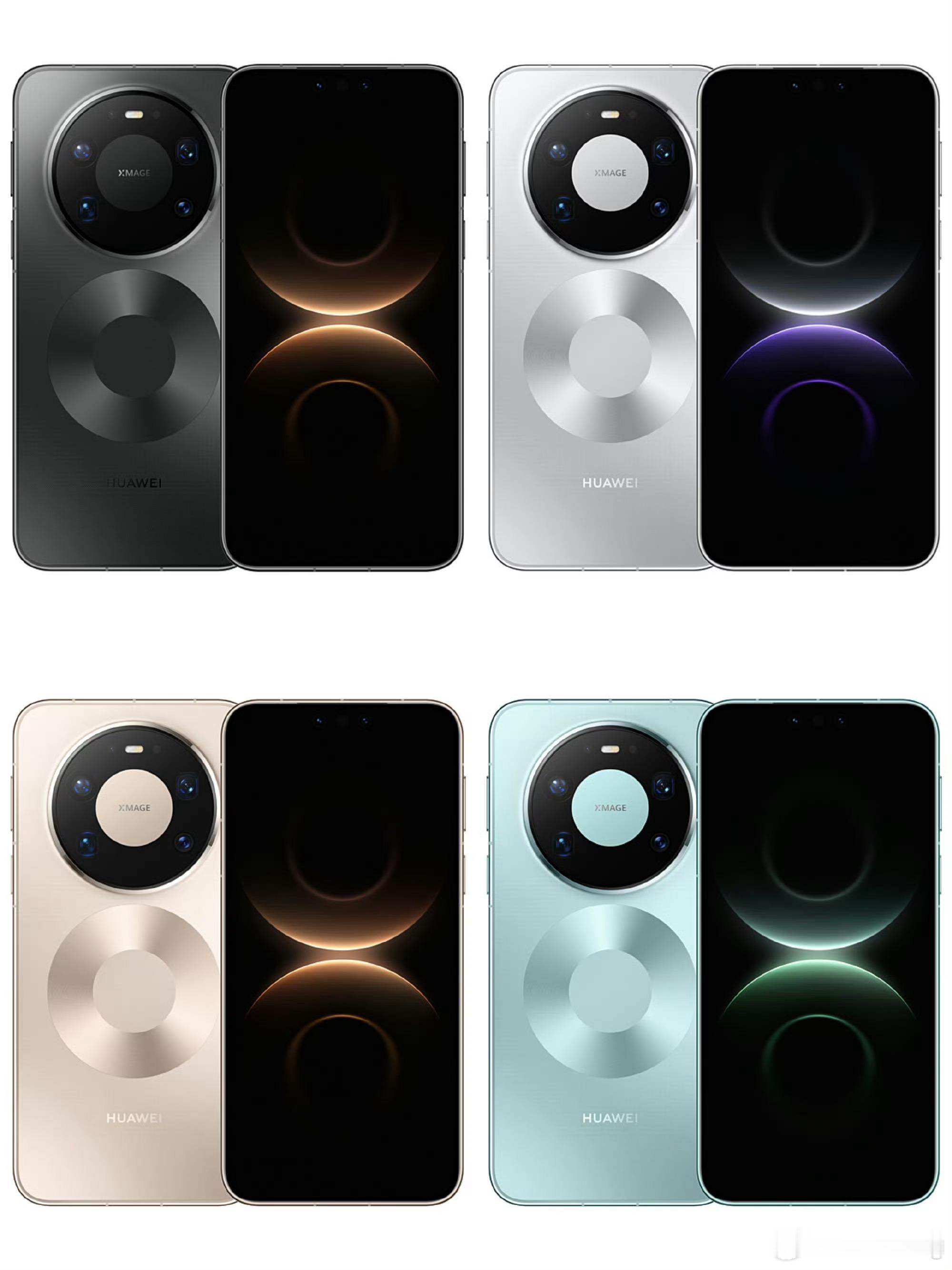 华为Mate80全系列官方图来了。背面双环设很有辨识度，既延续Mate系列经典