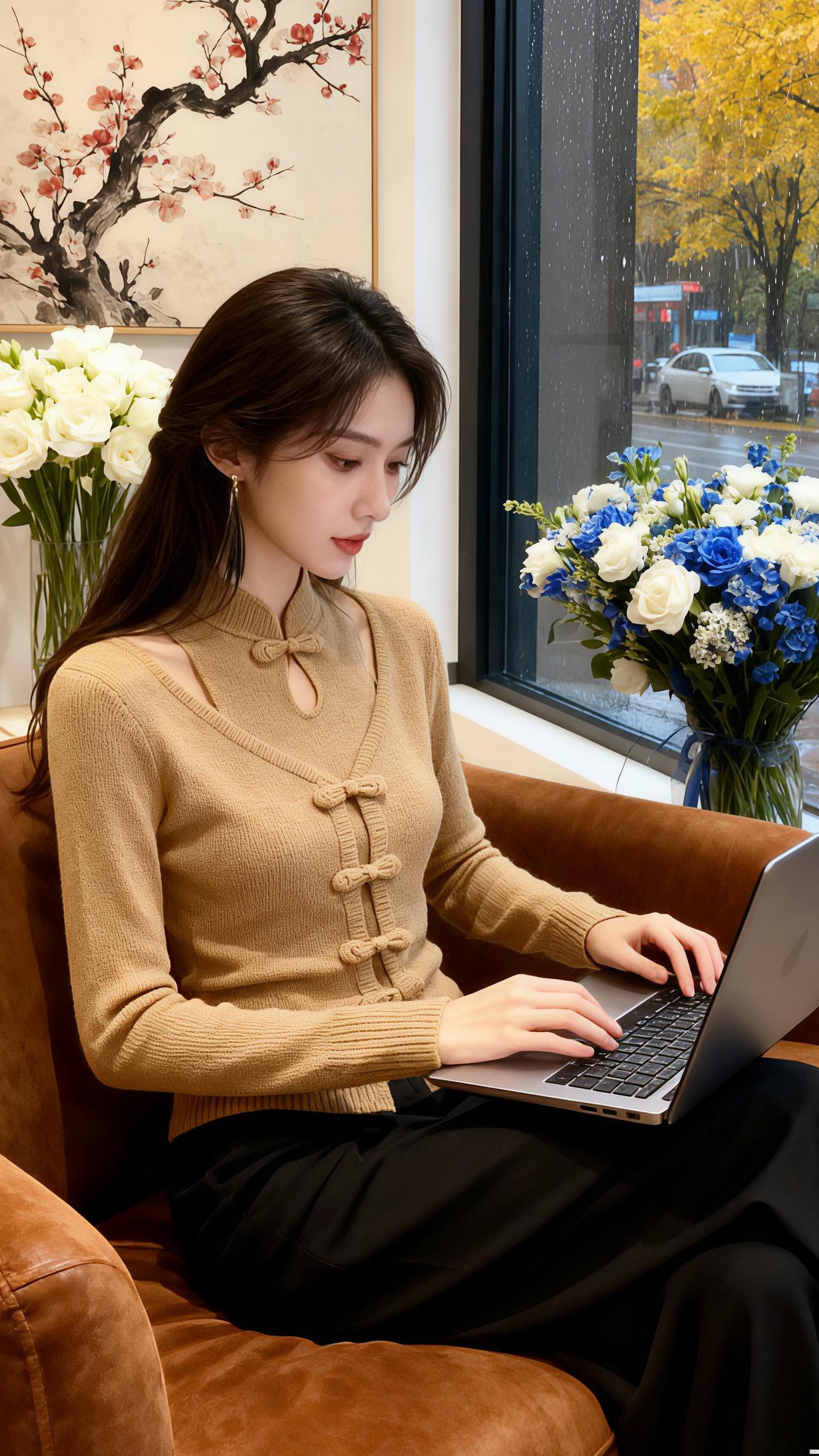 减龄气质优雅气质洋气小衫内搭外穿都好看古典美