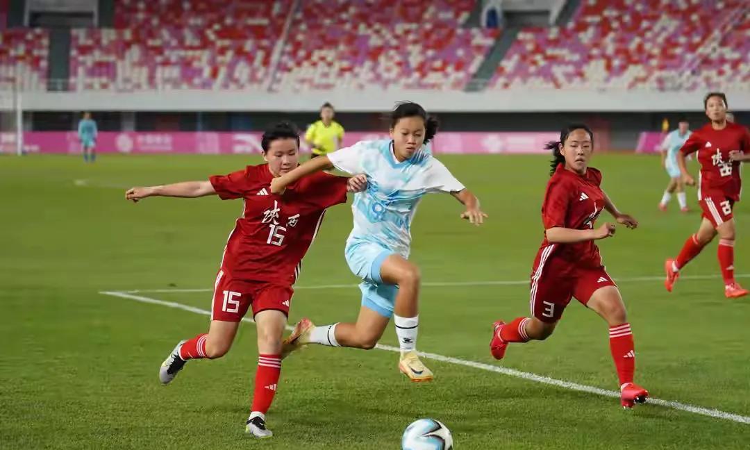 u16全运会女足小组赛第三轮战报广东1比0胜陕西小组第一，广东淘汰赛打四川