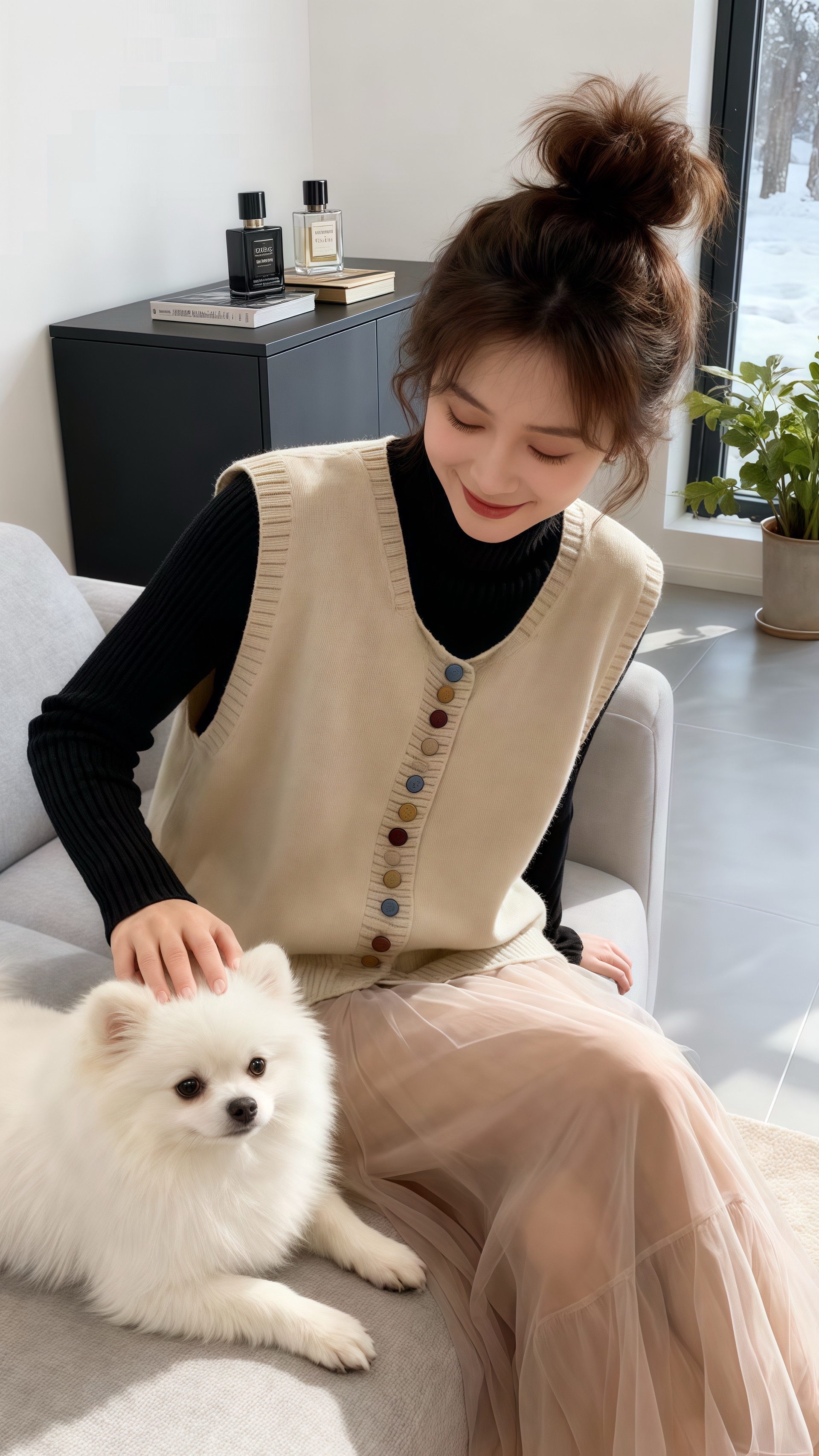 冬季最潮女装搭配氛围感拉满的冬日穿搭超显气质的冬日质感大衣穿...