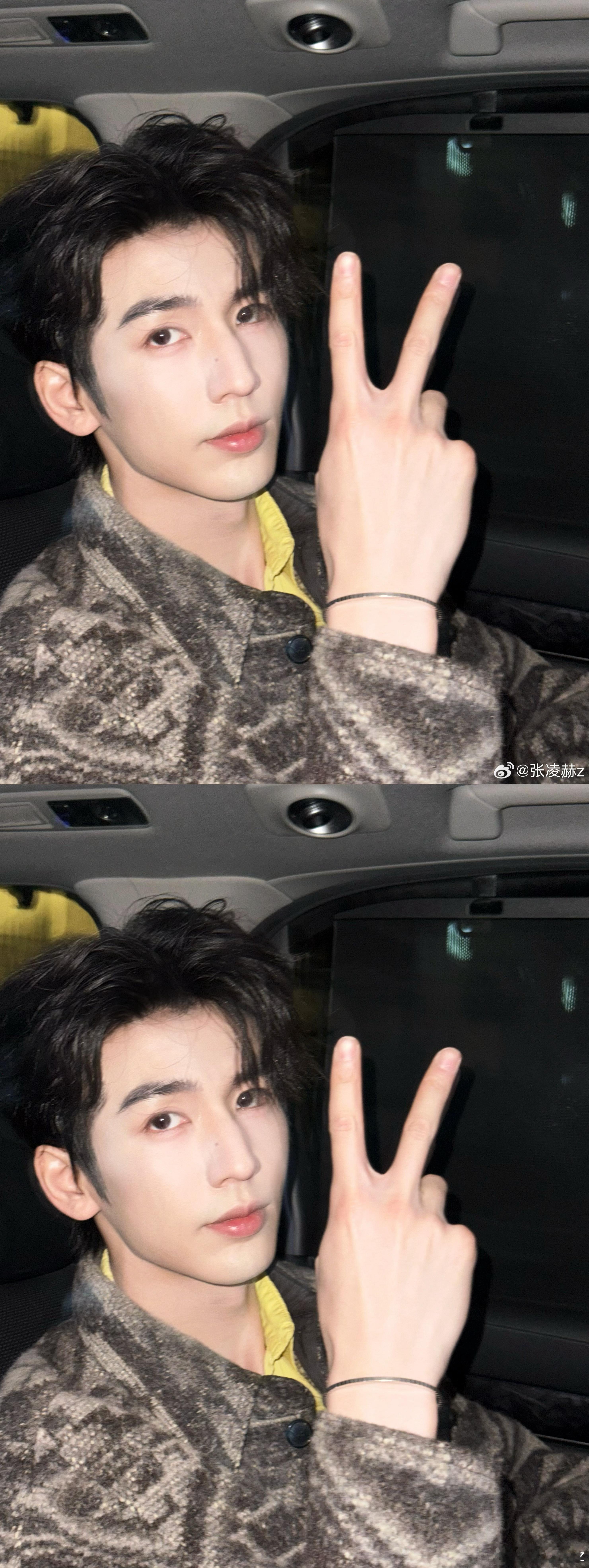 张凌赫今日份更新顶级男模脸太优越了啊这么帅的脸应该多出现