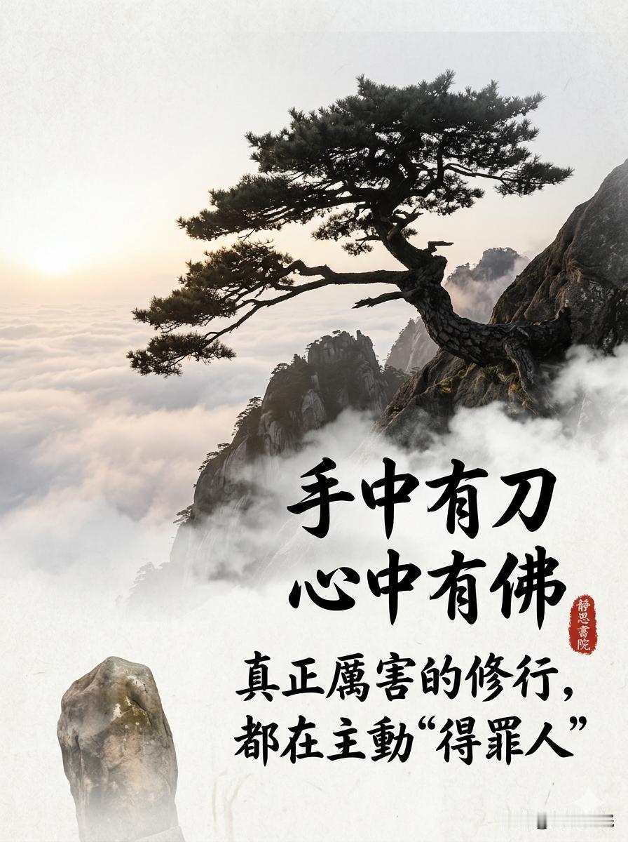 真正厉害的修行，都在主动“得罪人”　人到中年，最贵的不是合群，而是你的能量。