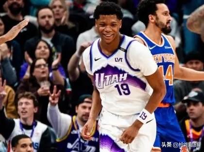 贝利兑现天赋了据美媒体统计，爵士新秀贝利3月份至今场均21.2分，三项命中率