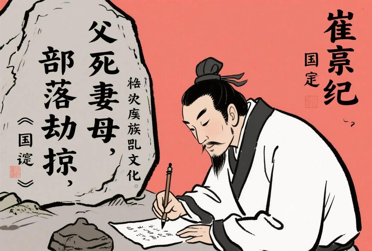 建平元年六月初七，平城西市。铁笼中的崔浩已经看不出人形。血水顺着栅栏缝隙蜿蜒而下