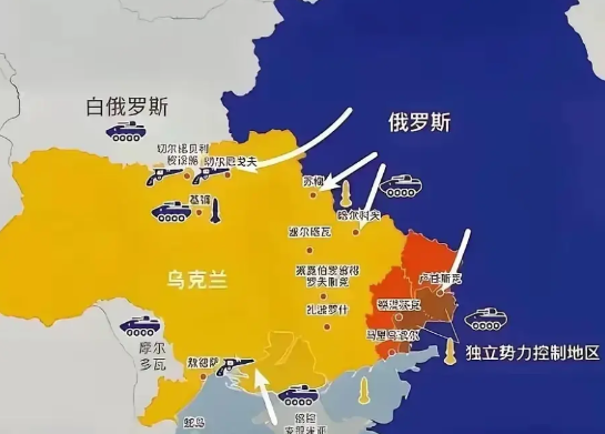 俄罗斯打了3年，吞了乌克兰20%国土，为什么普京还不收手？其实普京的目标早就不是