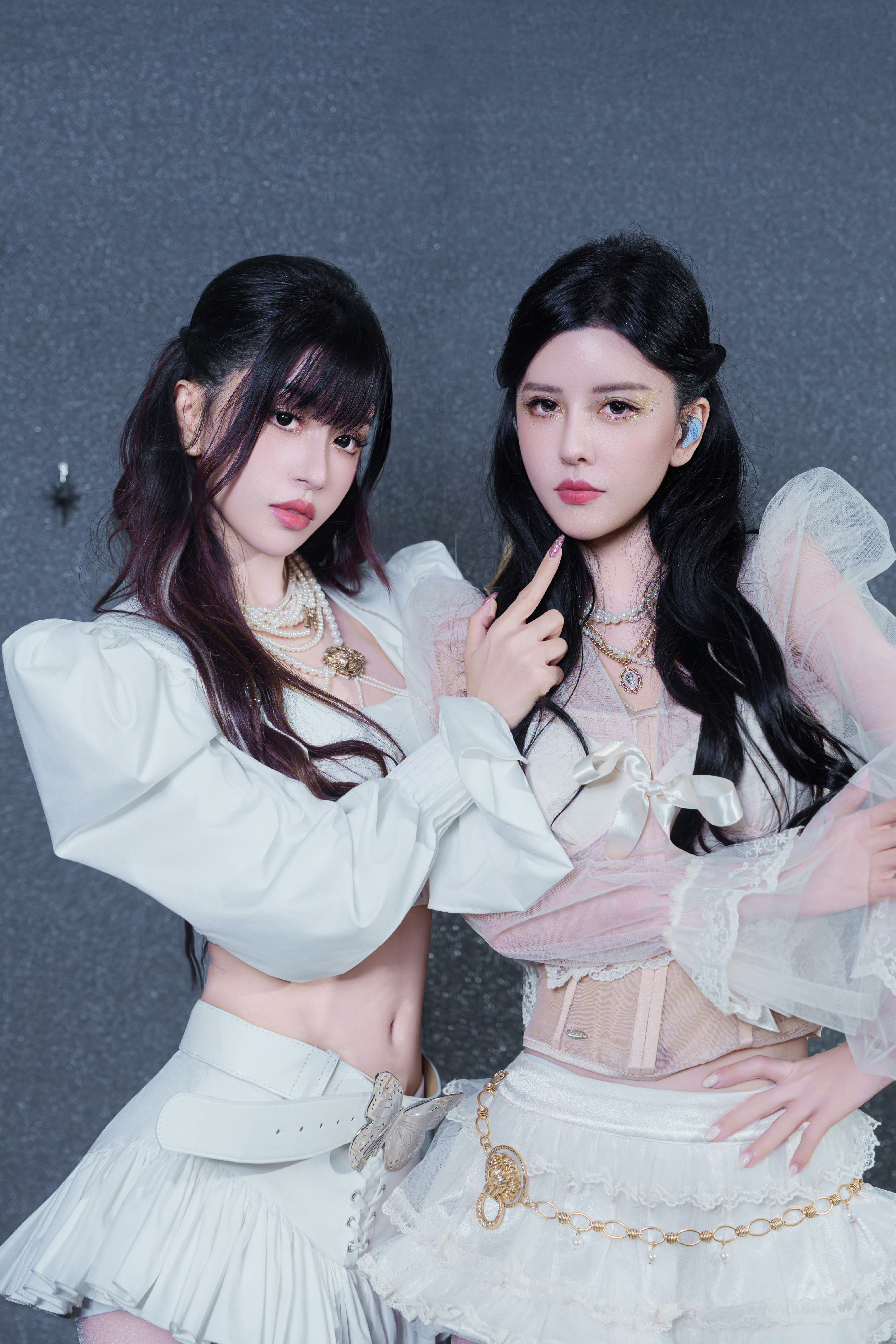 孙雨孙涵丝袜造型